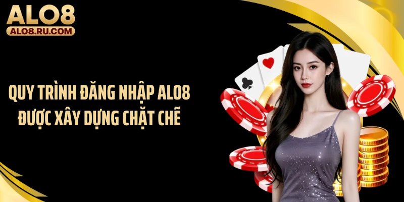 Quy trình đăng nhập ALO8 được xây dựng chặt chẽ